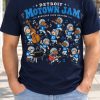 Detroit Motown Jam Honolulu Blue Rhythm Retro Cartoon Football Unisex Shirt