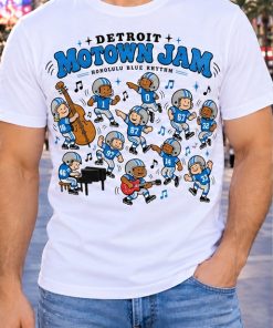 Detroit Motown Jam Honolulu Blue Rhythm Retro Cartoon Football Unisex Shirt