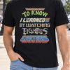 Everything I Learned Watching Eighties Cartoons Shirt Everything I Learned Watching Eighties Cartoons Shirt