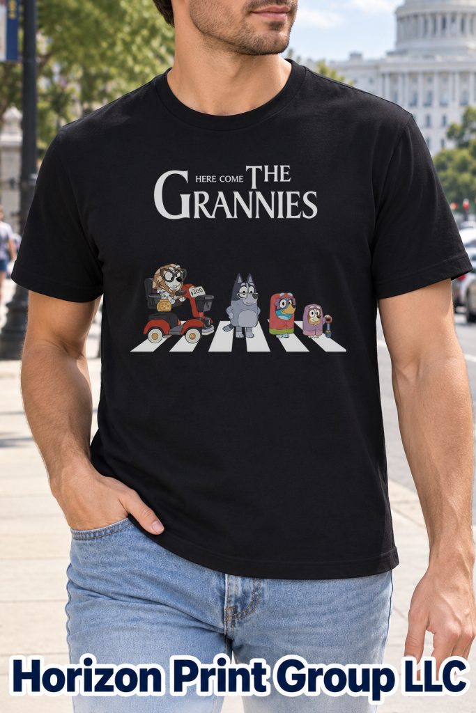 Here Come The Grannies Bluey Shirt