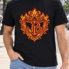 JB Fire Shield Tour Shirt jonas burning up tour shirt fire shield jb letter black t shirt