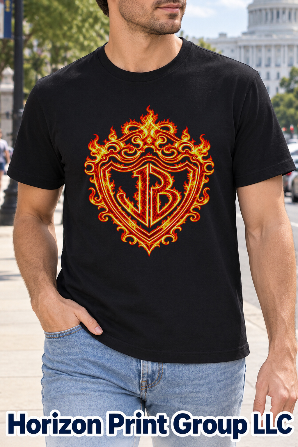 jonas burning up tour shirt fire shield jb letter black t shirt jonas burning up tour shirt fire shield jb letter black t shirt