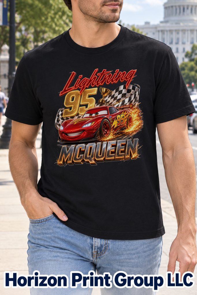 Disney Pixar Cars Lightning McQueen Shirt