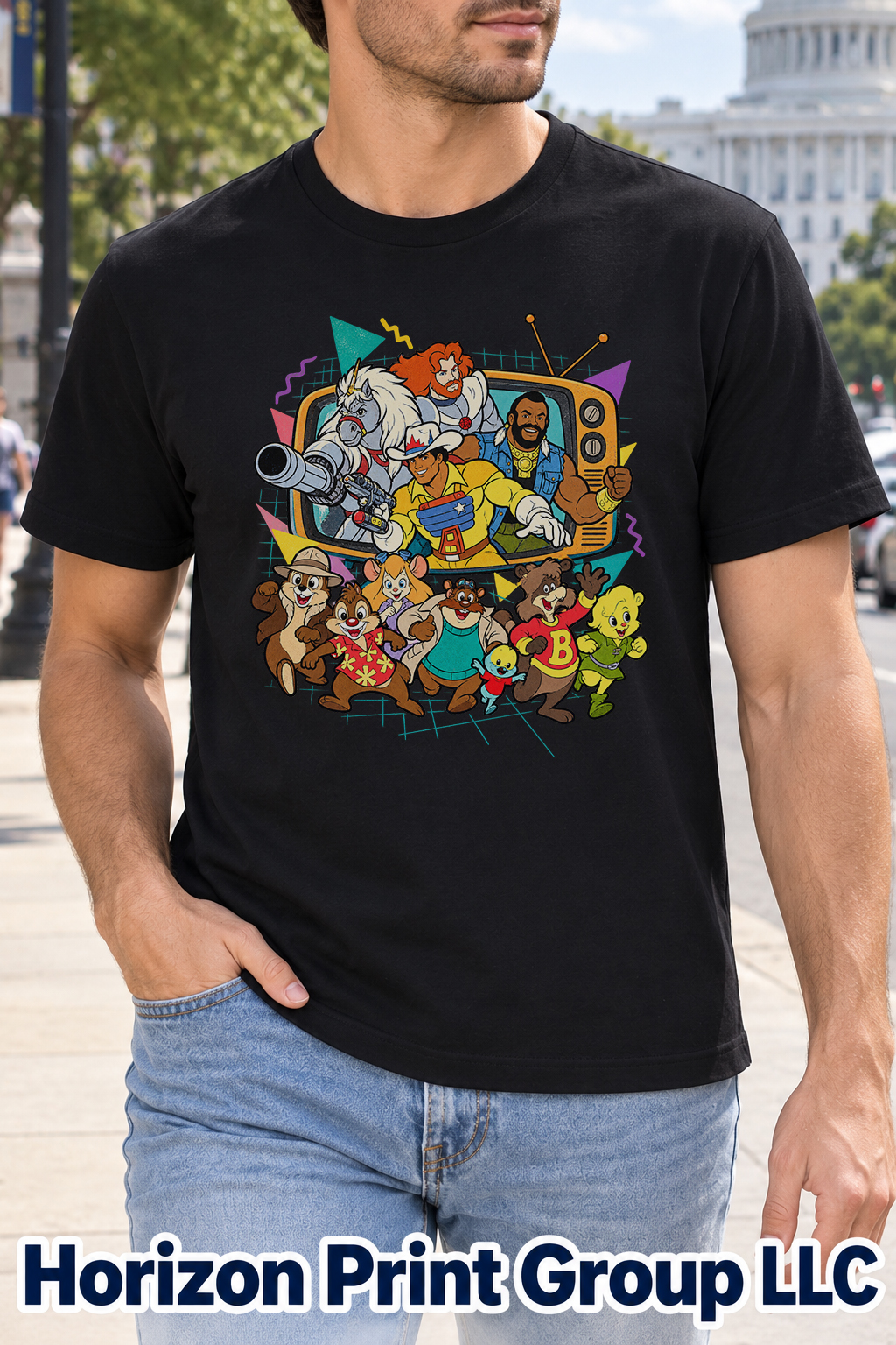 Retro Cartoon Shirt – BraveStarr, Lion-O, Mr. T & Chip ’n Dale Rescue Rangers Retro Cartoon Shirt – BraveStarr, Lion-O, Mr. T & Chip ’n Dale Rescue Rangers