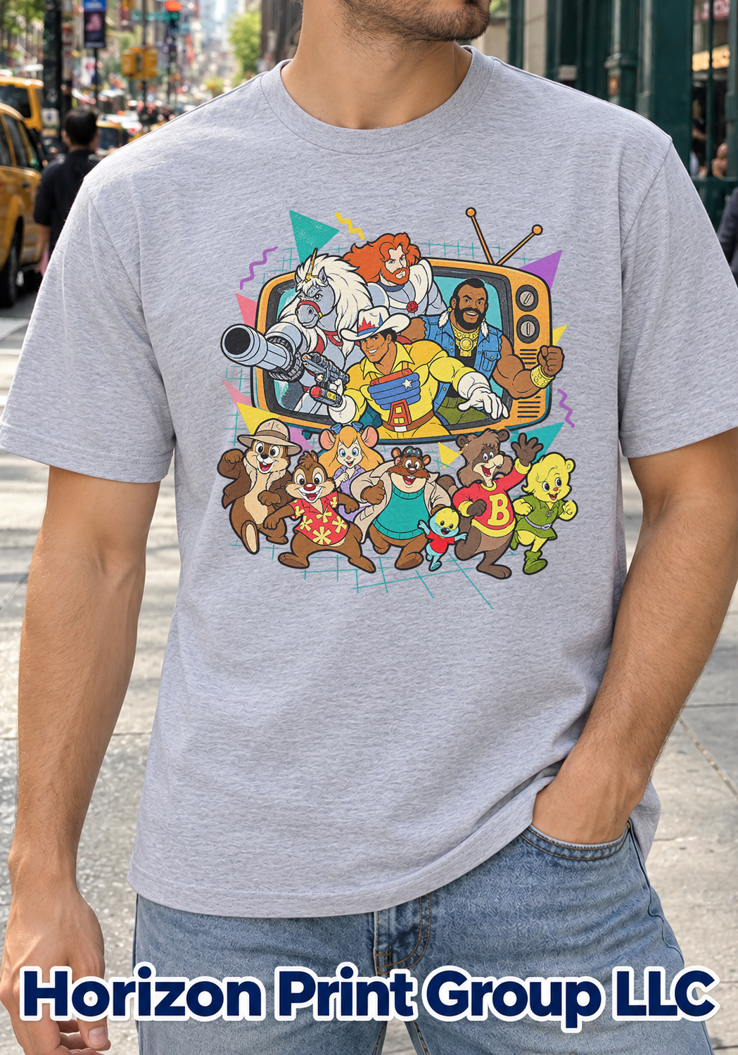 Retro Cartoon Shirt – BraveStarr, Lion-O, Mr. T & Chip ’n Dale Rescue Rangers Retro Cartoon Shirt – BraveStarr, Lion-O, Mr. T & Chip ’n Dale Rescue Rangers