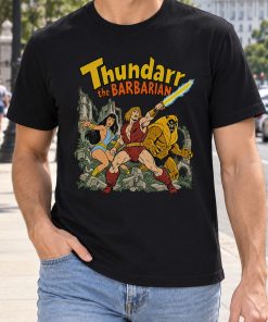 Thundarr the Barbarian Shirt – Princess Ariel & Ookla the Mok Retro 80s Tee