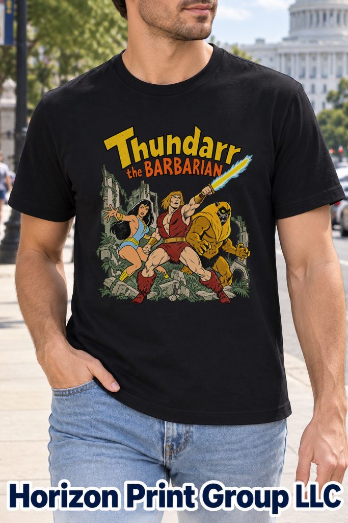 Thundarr the Barbarian Shirt – Princess Ariel & Ookla the Mok Retro 80s Tee Thundarr the Barbarian Shirt – Princess Ariel & Ookla the Mok Retro 80s Tee