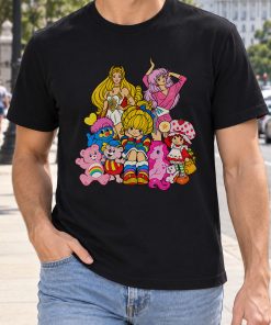 Retro 80s Cartoon Shirt – She-Ra, Jem, Rainbow Brite, Strawberry Shortcake, Care Bears & My Little Pony