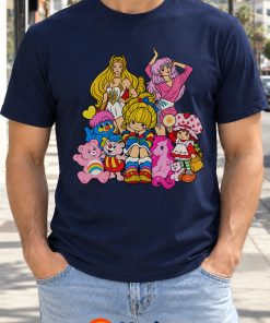 Retro 80s Cartoon Shirt – She-Ra, Jem, Rainbow Brite, Strawberry Shortcake, Care Bears & My Little Pony