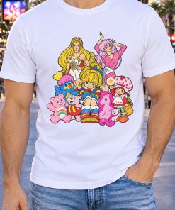 Retro 80s Cartoon Shirt – She-Ra, Jem, Rainbow Brite, Strawberry Shortcake, Care Bears & My Little Pony
