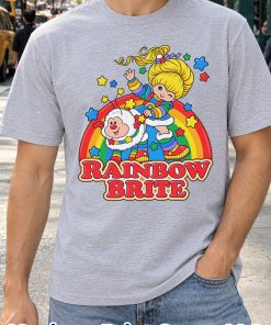 Rainbow Brite and Twink Shirt – Retro 80s Rainbow Stars Tee