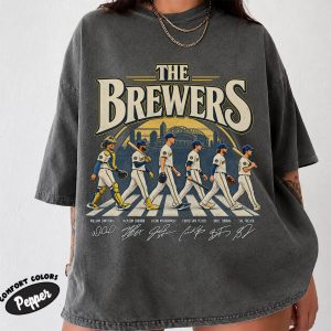 the brewers milwaukee baseball tee crosswalk city 1 pepper