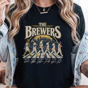 the brewers milwaukee baseball tee crosswalk city black the brewers milwaukee baseball tee crosswalk city black